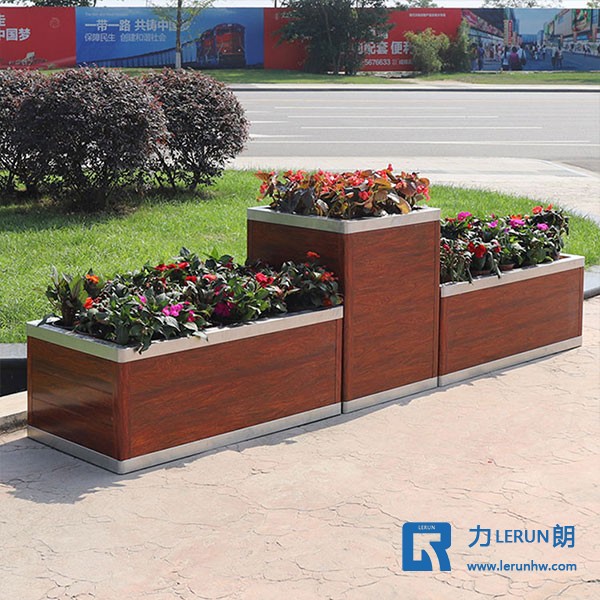 鋁合金材質景觀組合花箱 優質組合花箱